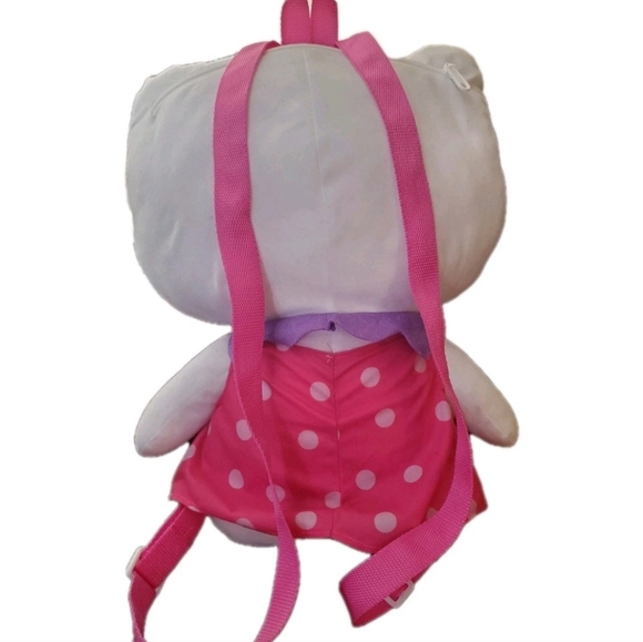 hello kitty backpack dots Polka Dot Floral Large #C6CF92 and a compartment for your laptop which makes lugging your school or work needs such a breeze Hello Kitty NWT Sanrio Plush